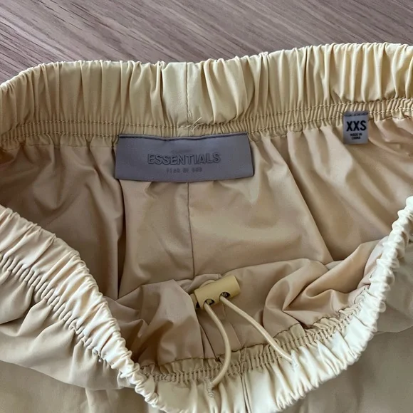 Essentials Women's Athletic Shorts and Tee in Pale Yellow - Picture 8 of 14